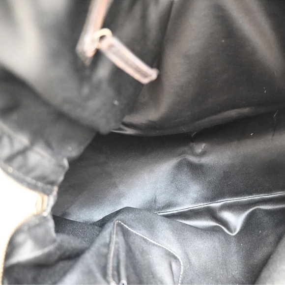 Yves Saint Laurent Dark Brown Leather Bag with Gold Accents - Picture 11 of 14
